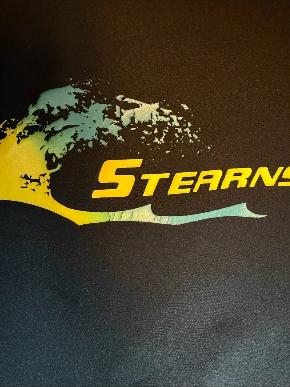 Stearns Shorty Wetsuit Men’s XL Black Blue Neoprene Back Zip Diving Surf